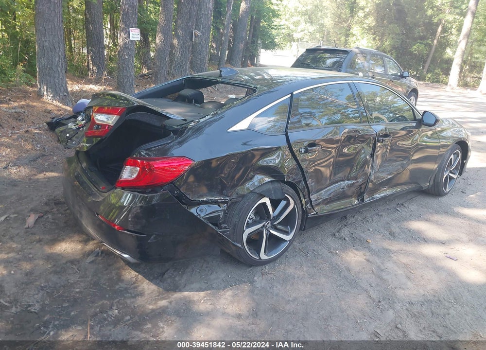 2022 HONDA ACCORD SPORT VIN: 1HGCV1F36NA114044