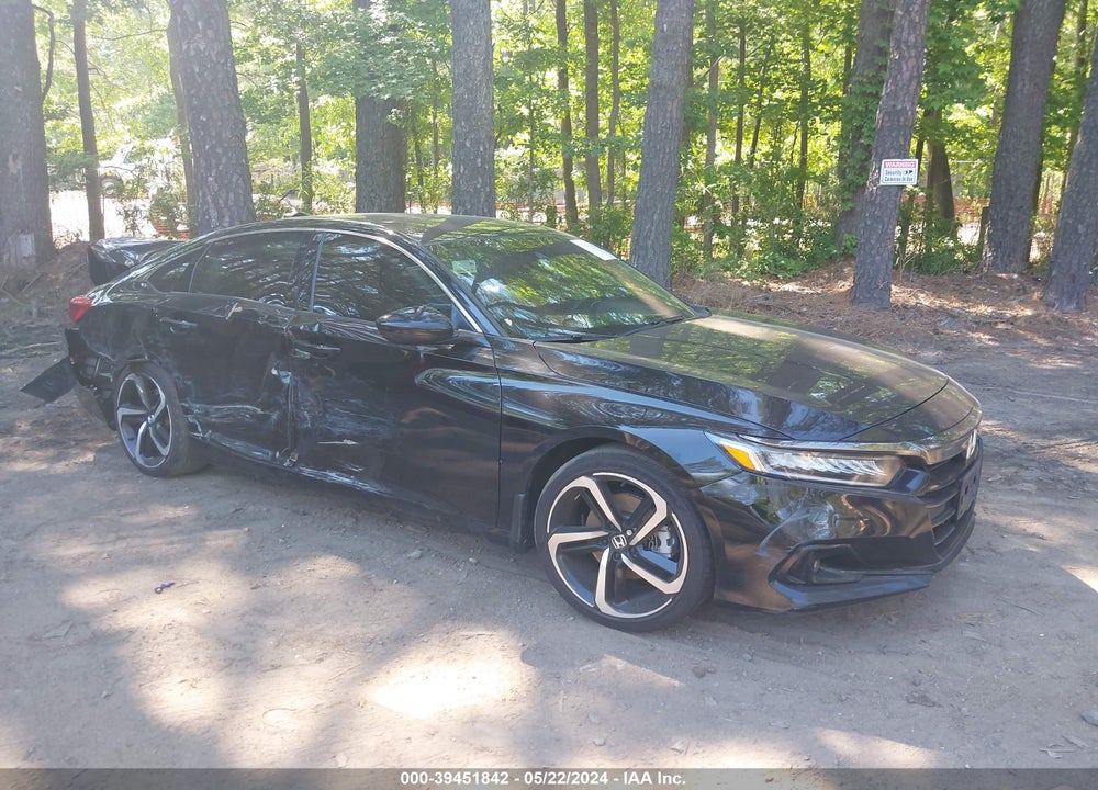 2022 HONDA ACCORD SPORT VIN: 1HGCV1F36NA114044