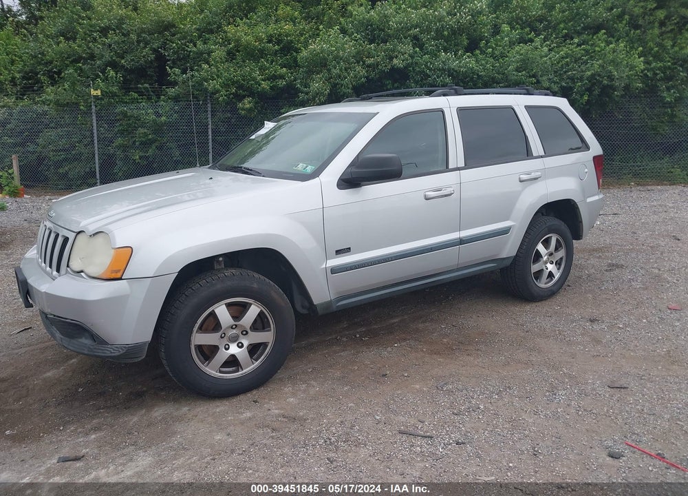 2008 JEEP GRAND CHEROKEE LAREDO VIN: 1J8GR48K98C147910