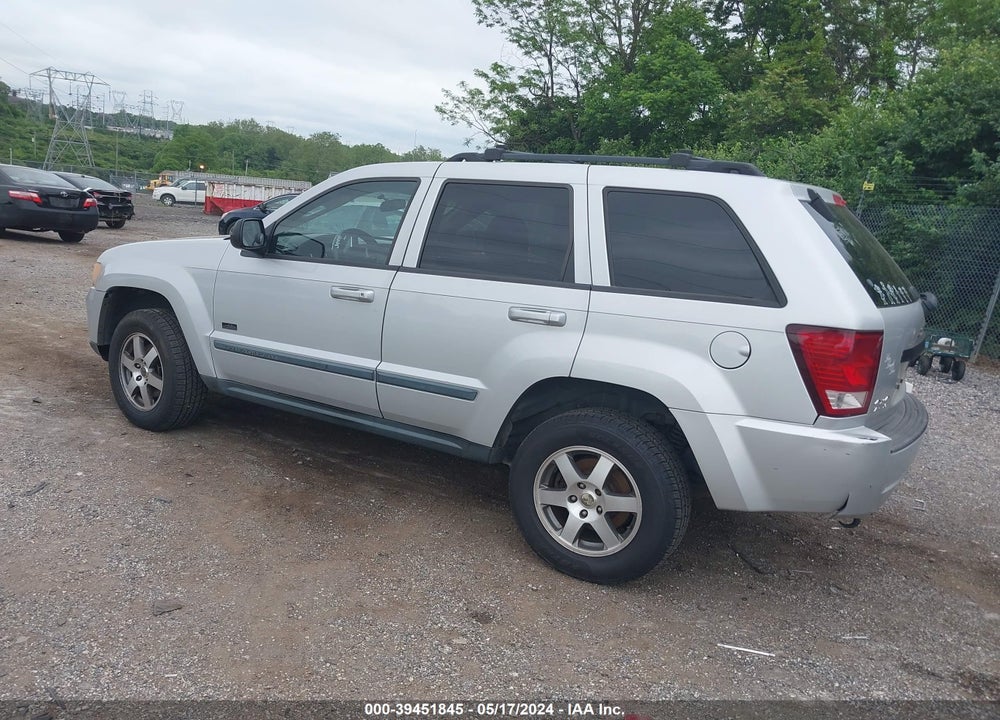 2008 JEEP GRAND CHEROKEE LAREDO VIN: 1J8GR48K98C147910