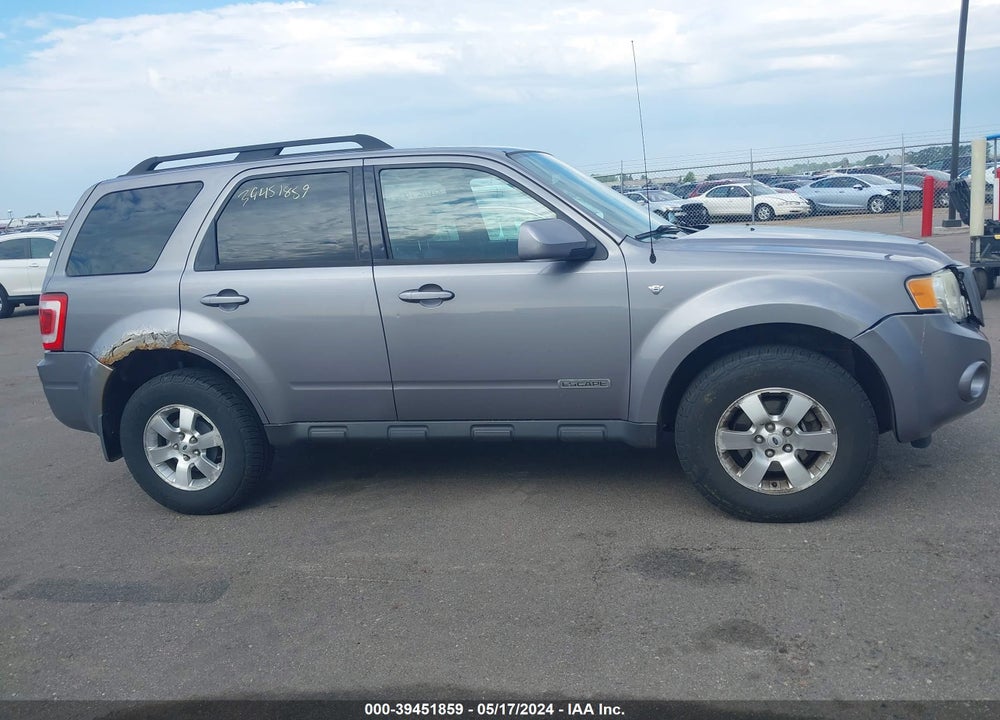2008 FORD ESCAPE LIMITED VIN: 1FMCU94118KA78579