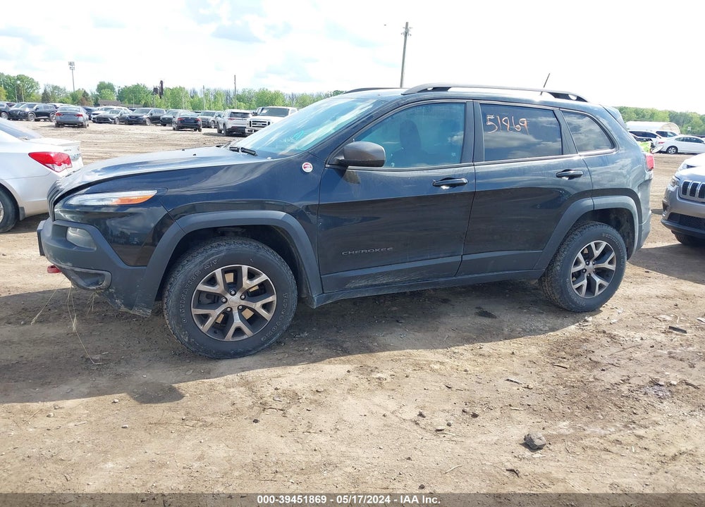 2016 JEEP CHEROKEE TRAILHAWK VIN: 1C4PJMBS8GW168476