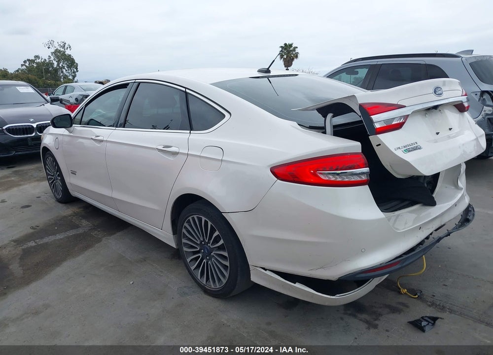 2018 FORD FUSION ENERGI SE LUXURY VIN: 3FA6P0PU8JR204518