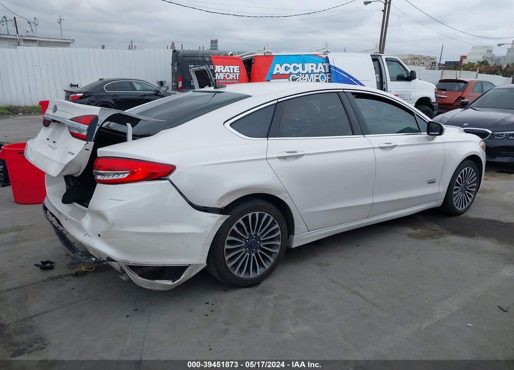 2018 FORD FUSION ENERGI SE LUXURY VIN: 3FA6P0PU8JR204518
