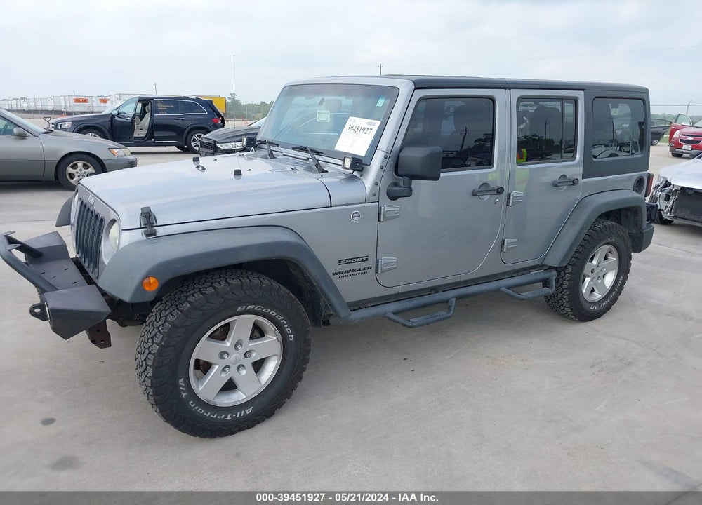 2015 JEEP WRANGLER UNLIMITED SPORT VIN: 1C4BJWDG0FL520724