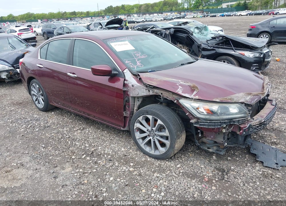 2014 HONDA ACCORD SPORT VIN: 1HGCR2F52EA065162