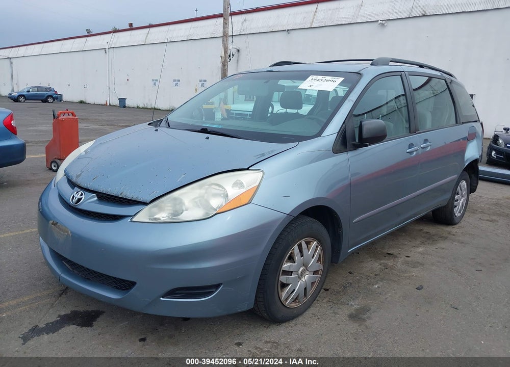 2007 TOYOTA SIENNA CE VIN: 5TDZK23C27S048934