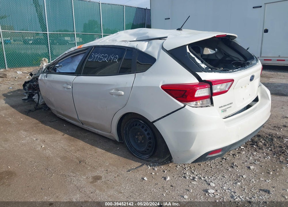 2019 SUBARU IMPREZA 2.0I VIN: 4S3GTAA65K3738263