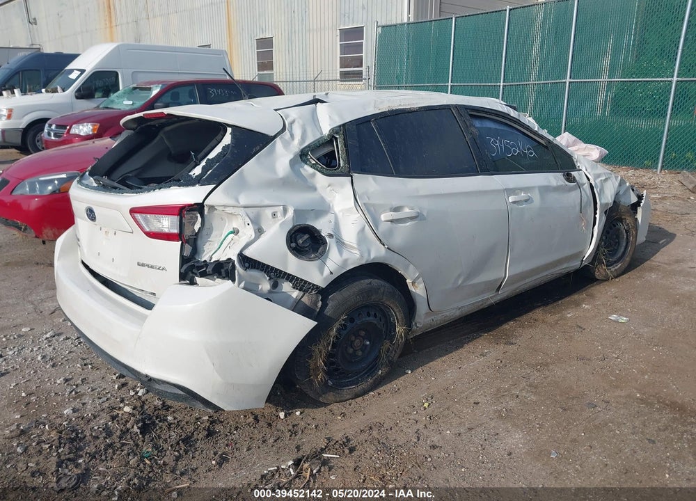 2019 SUBARU IMPREZA 2.0I VIN: 4S3GTAA65K3738263