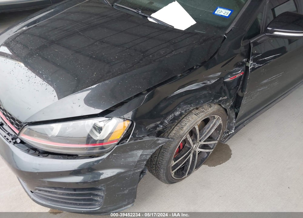 2017 VOLKSWAGEN GOLF GTI AUTOBAHN 4-DOOR/S 4-DOOR/SE 4-DOOR/SPORT 4-DOOR VIN: 3VW447AUXHM034789