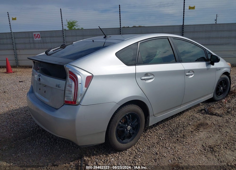 2012 TOYOTA PRIUS THREE VIN: JTDKN3DU7C5483552