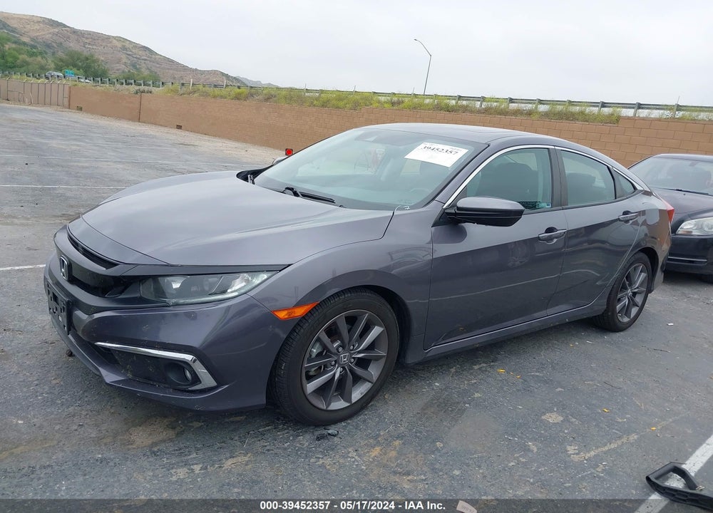 2020 HONDA CIVIC EX VIN: 19XFC1F37LE205125