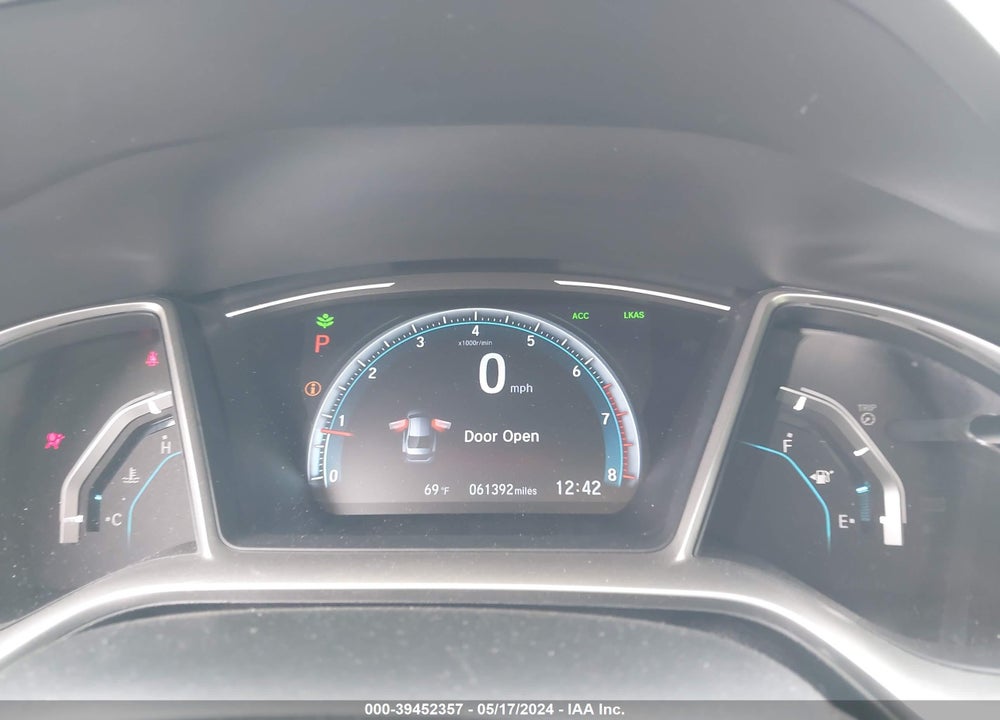 2020 HONDA CIVIC EX VIN: 19XFC1F37LE205125