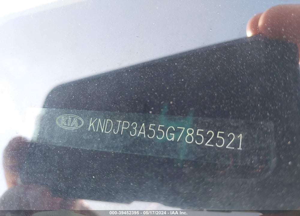 2016 KIA SOUL VIN: KNDJP3A55G7852521