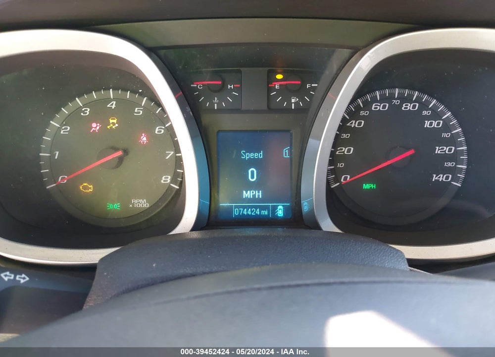 2012 CHEVROLET EQUINOX LS VIN: 2GNALBEK0C1323935