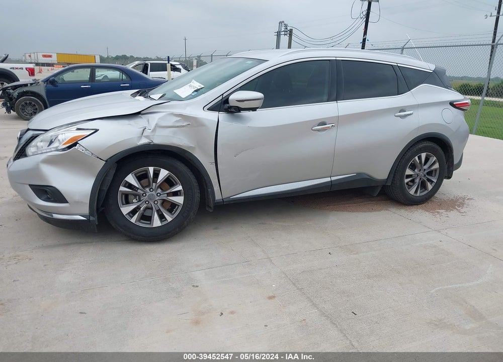 2017 NISSAN MURANO SL VIN: 5N1AZ2MG0HN174898