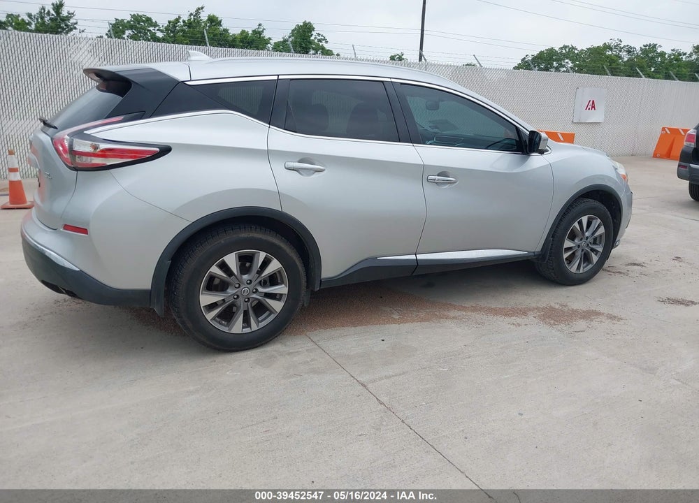 2017 NISSAN MURANO SL VIN: 5N1AZ2MG0HN174898