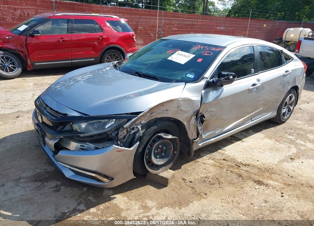 2019 HONDA CIVIC LX VIN: 19XFC2F62KE049560
