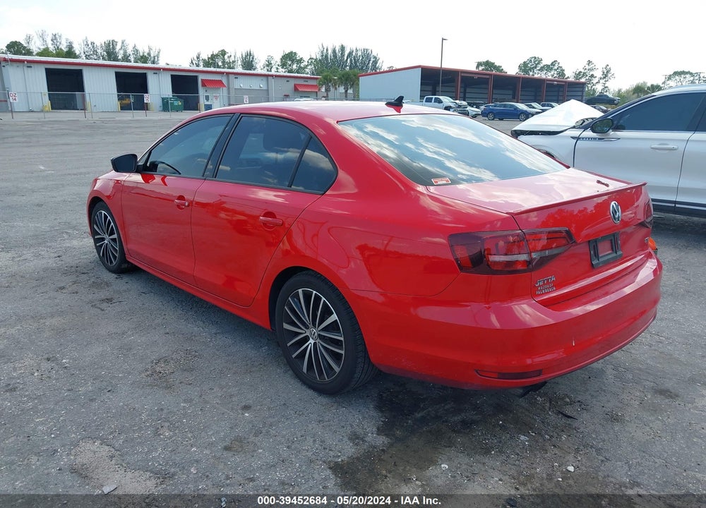 2016 VOLKSWAGEN JETTA 1.8T SPORT VIN: 3VWD17AJ1GM400751