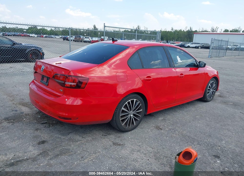 2016 VOLKSWAGEN JETTA 1.8T SPORT VIN: 3VWD17AJ1GM400751