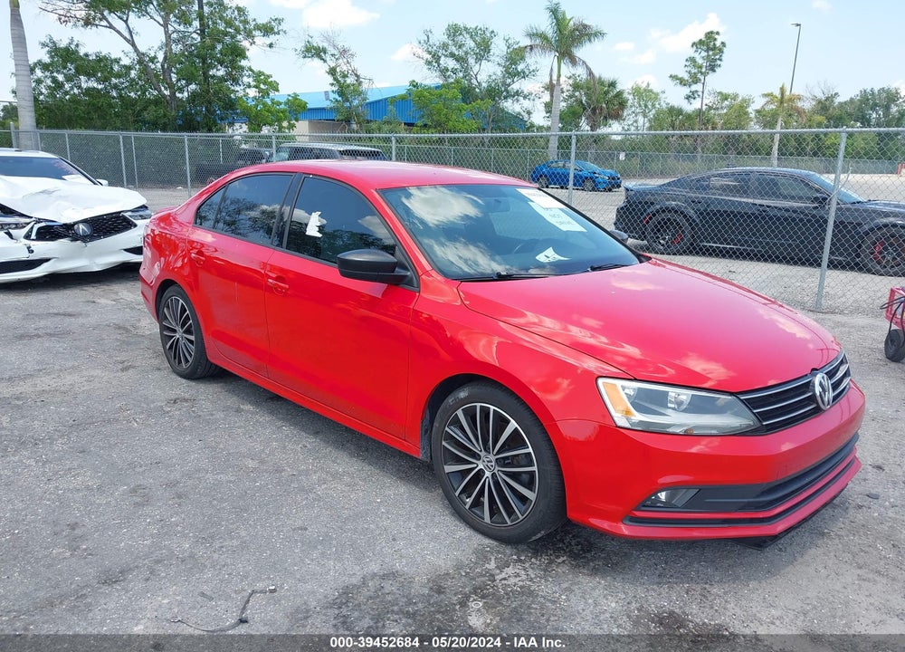 2016 VOLKSWAGEN JETTA 1.8T SPORT VIN: 3VWD17AJ1GM400751