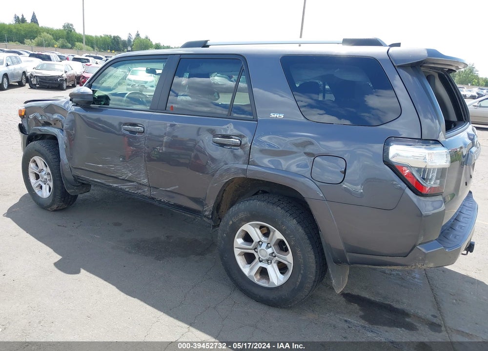 2022 TOYOTA 4RUNNER SR5 VIN: JTEMU5JR3N5998943