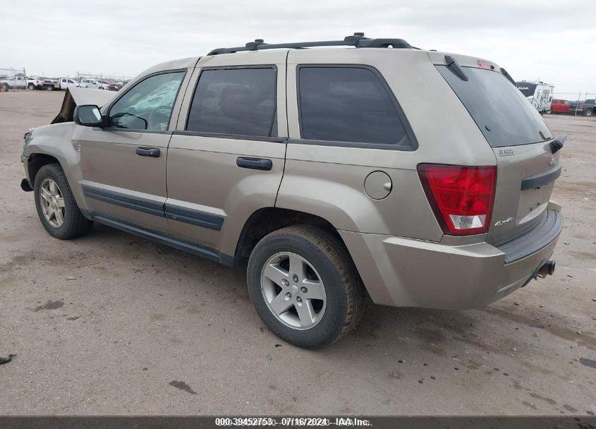 2005 JEEP GRAND CHEROKEE LAREDO VIN: 1J4HR48N05C601943
