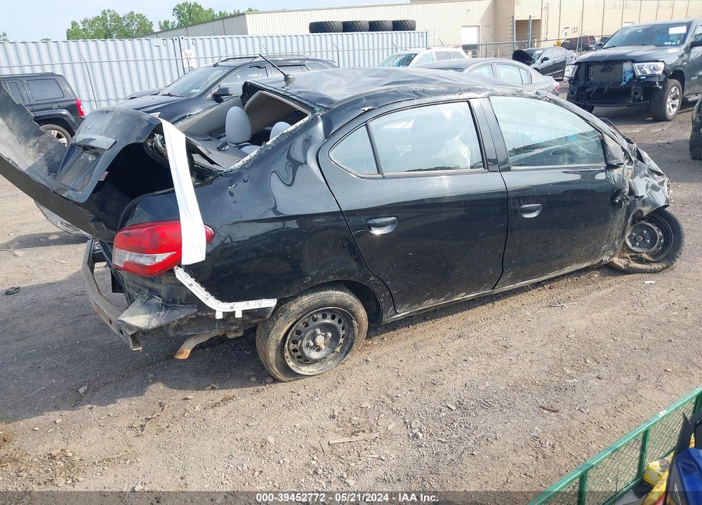 2019 MITSUBISHI MIRAGE G4 ES VIN: ML32F3FJ1KHF00431