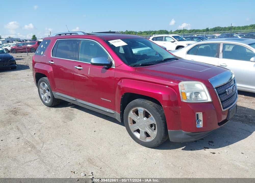 2010 GMC TERRAIN SLT-2 VIN: 2CTFLJEY7A6273083