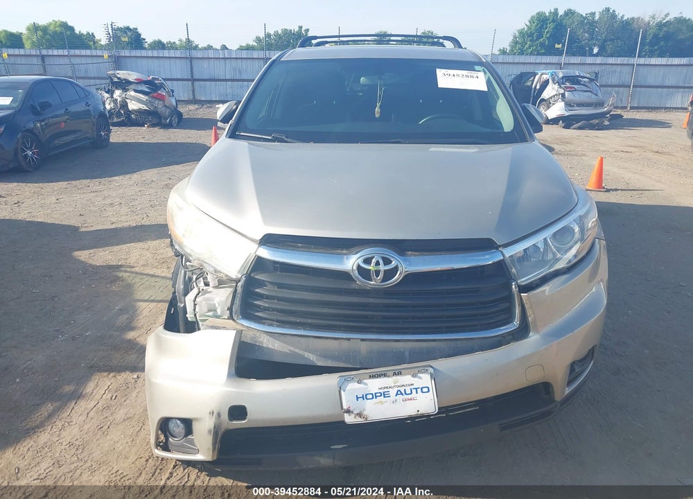 2016 TOYOTA HIGHLANDER LE PLUS V6 VIN: 5TDBKRFH1GS255025