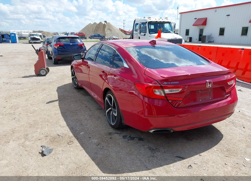 2019 HONDA ACCORD SPORT VIN: 1HGCV1F31KA118210