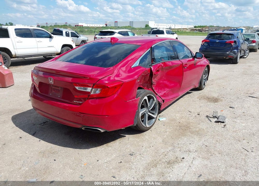 2019 HONDA ACCORD SPORT VIN: 1HGCV1F31KA118210