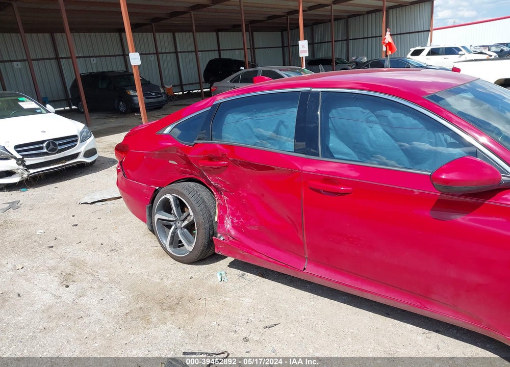 2019 HONDA ACCORD SPORT VIN: 1HGCV1F31KA118210
