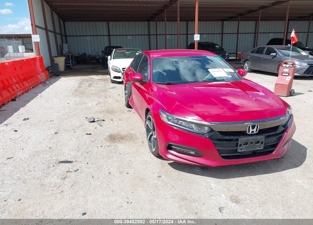 2019 HONDA ACCORD SPORT VIN: 1HGCV1F31KA118210