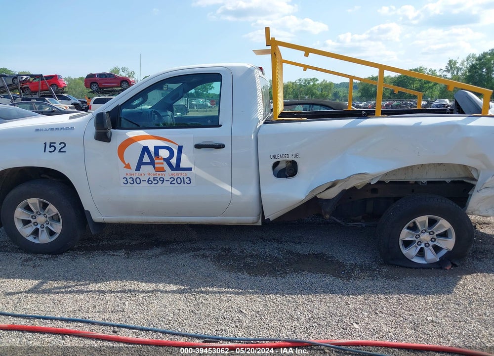 2022 CHEVROLET SILVERADO 1500 LTD 2WD REGULAR CAB LONG BED WT VIN: 3GCNWAED6NG156293