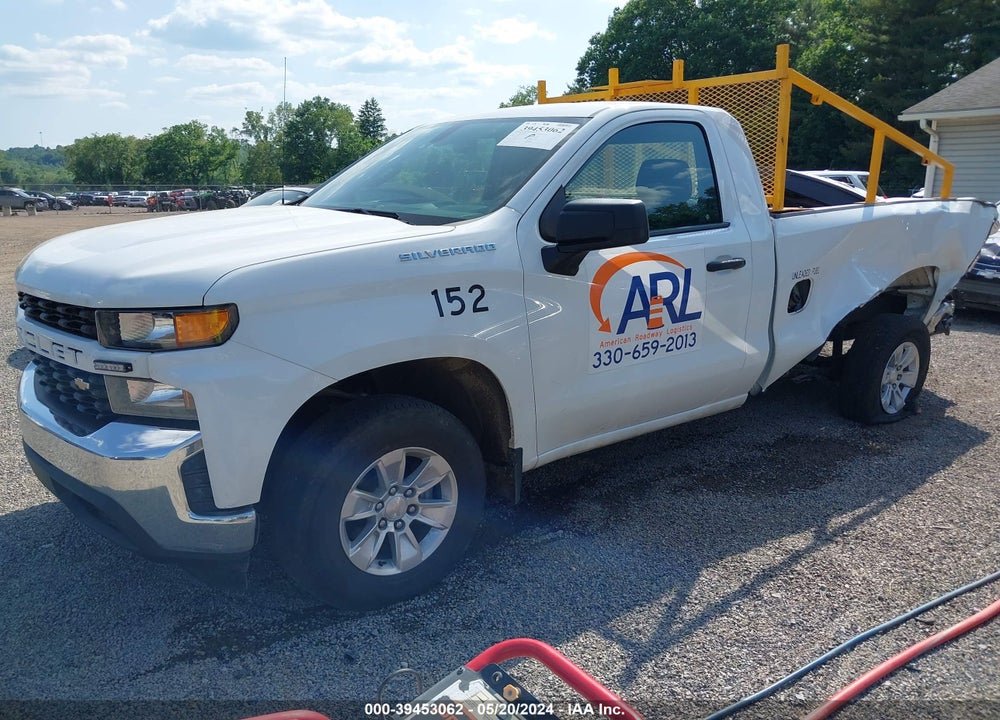 2022 CHEVROLET SILVERADO 1500 LTD 2WD REGULAR CAB LONG BED WT VIN: 3GCNWAED6NG156293