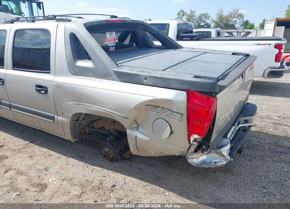 2004 CHEVROLET AVALANCHE 1500 VIN: 3GNEK12TX4G331383