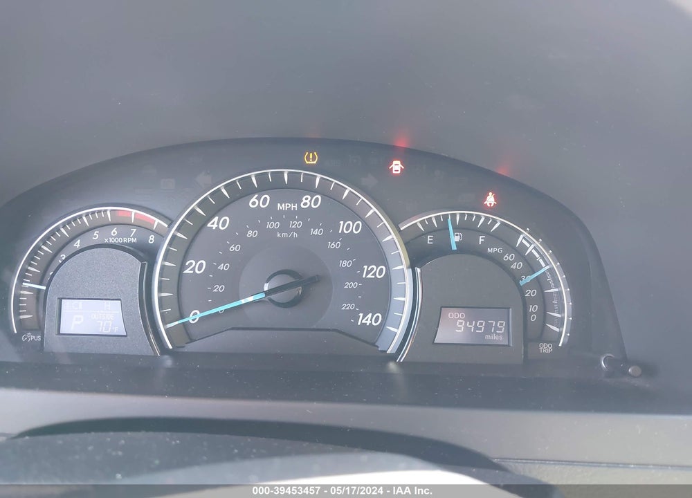 2013 TOYOTA CAMRY XLE VIN: 4T4BF1FKXDR298806