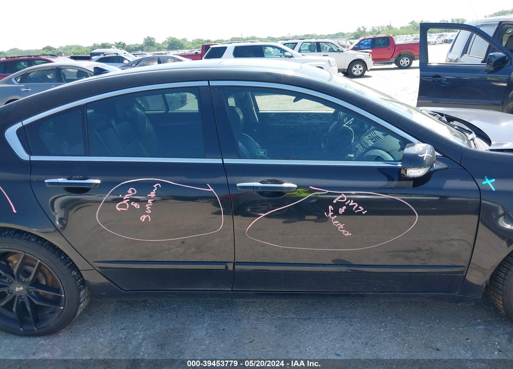 2011 ACURA TL 3.7 VIN: 19UUA9F57BA002493