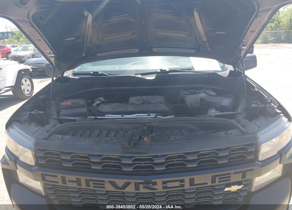 2021 CHEVROLET SILVERADO 1500 2WD SHORT BED CUSTOM VIN: 3GCPWBEK7MG426207