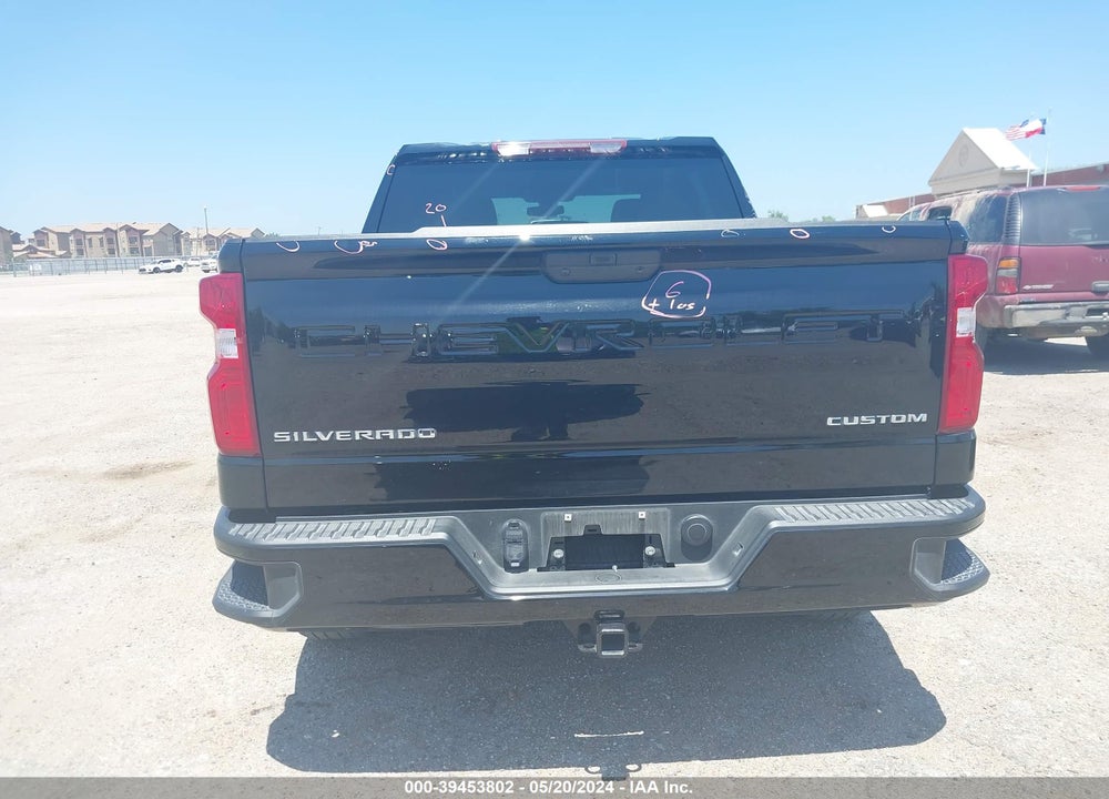 2021 CHEVROLET SILVERADO 1500 2WD SHORT BED CUSTOM VIN: 3GCPWBEK7MG426207