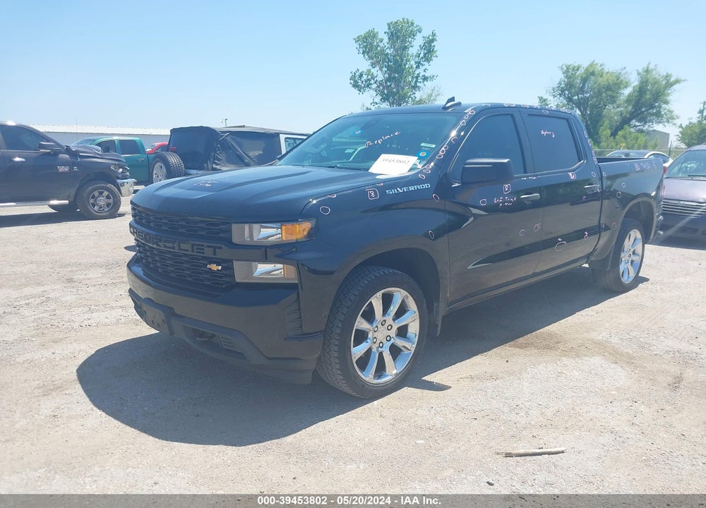 2021 CHEVROLET SILVERADO 1500 2WD SHORT BED CUSTOM VIN: 3GCPWBEK7MG426207