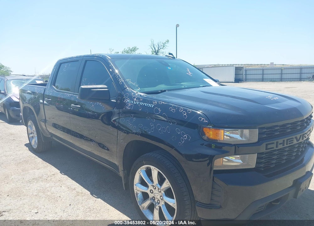 2021 CHEVROLET SILVERADO 1500 2WD SHORT BED CUSTOM VIN: 3GCPWBEK7MG426207