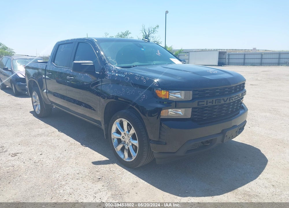 2021 CHEVROLET SILVERADO 1500 2WD SHORT BED CUSTOM VIN: 3GCPWBEK7MG426207