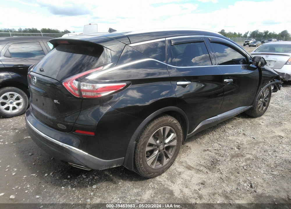2015 NISSAN MURANO SL VIN: 5N1AZ2MG4FN215577
