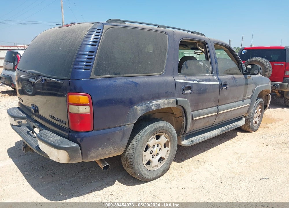 2002 CHEVROLET TAHOE LS VIN: 1GNEC13Z72R309659