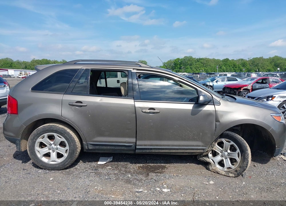 2013 FORD EDGE SEL VIN: 2FMDK4JCXDBE15550