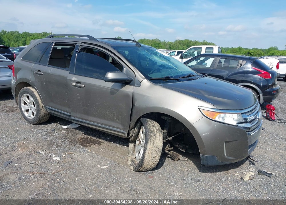 2013 FORD EDGE SEL VIN: 2FMDK4JCXDBE15550