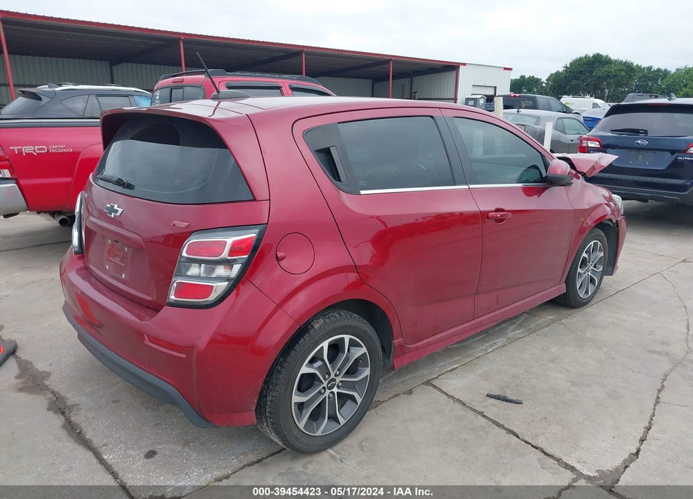 2020 CHEVROLET SONIC FWD  LT 5-DOOR VIN: 1G1JD6SB8L4139020