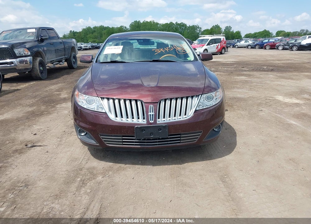 2012 LINCOLN MKS VIN: 1LNHL9ER1CG801968